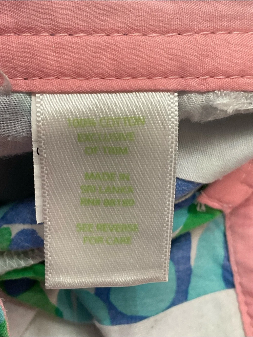 Lilly Pulitzer Callahan Pink Label with Blue and Green Floral Shorts. Size 0